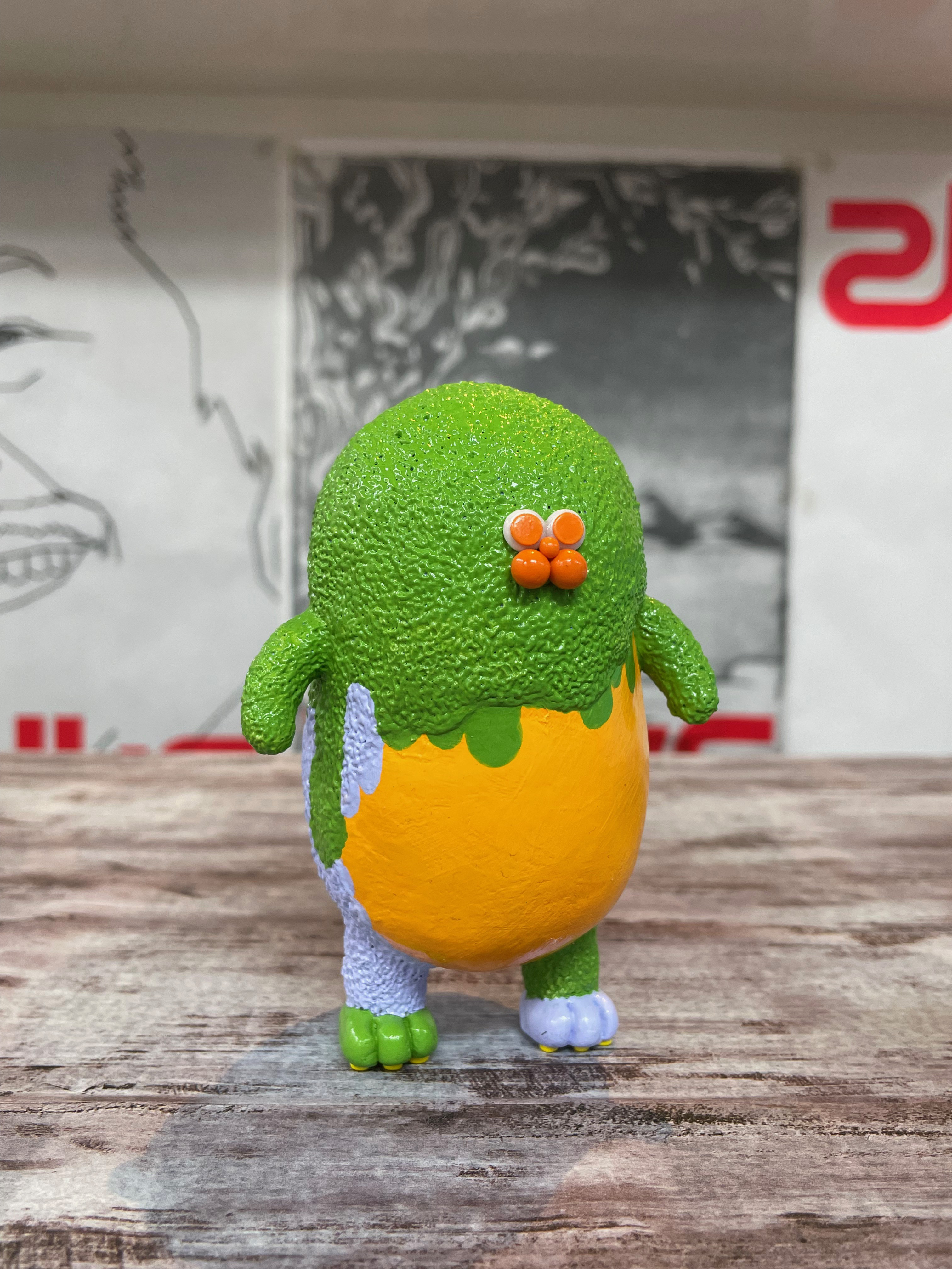 ”高さ103mm”★☆ふくくるん(ハロウィン？) ☆ 幸せを招ぶ置き物として ★ 笑顔にさせるために頑張ってます。