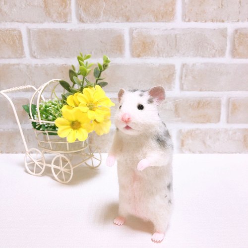 ゴールデンハムスター 羊毛フェルト 日本最大級 13cm *キンクマハムスター* ゴールデン・シリアン