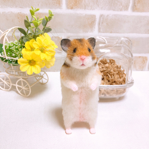 羊毛フェルト ハムスターの通販 | iichi 日々の暮らしを心地よく