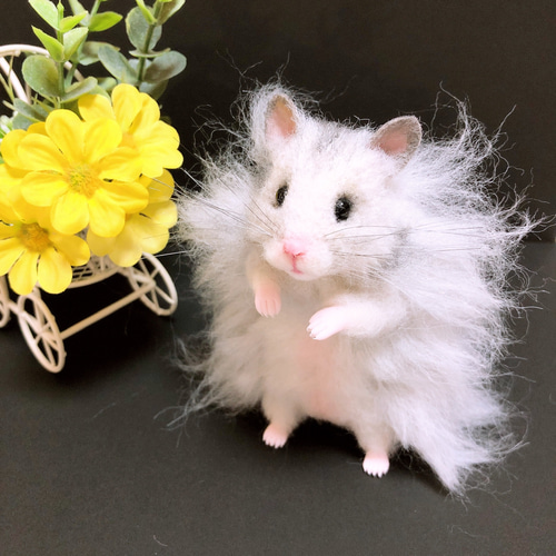 ▽羊毛フェルト ▽羊毛フェルトハムスター ▽羊毛ハムスター