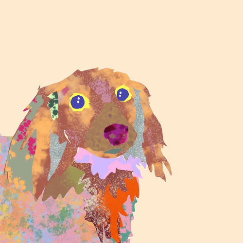 猫　絵画　イラスト　コラージュ dc00c28e-ee65-477a-8fc7-