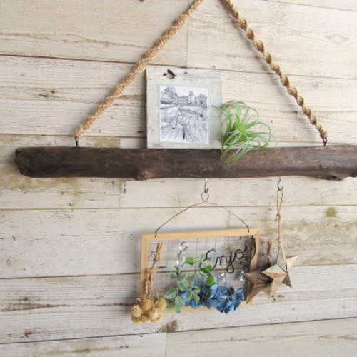 焼き入れ流木ハンガー/アンティーク❧No.130 その他インテリア雑貨 S.I  