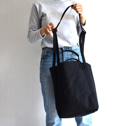 DROP2 SHOULDER TOTE BAG（ブラック） 10枚目の画像