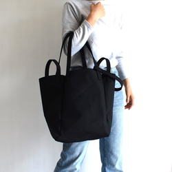 DROP2 SHOULDER TOTE BAG（ブラック） 9枚目の画像