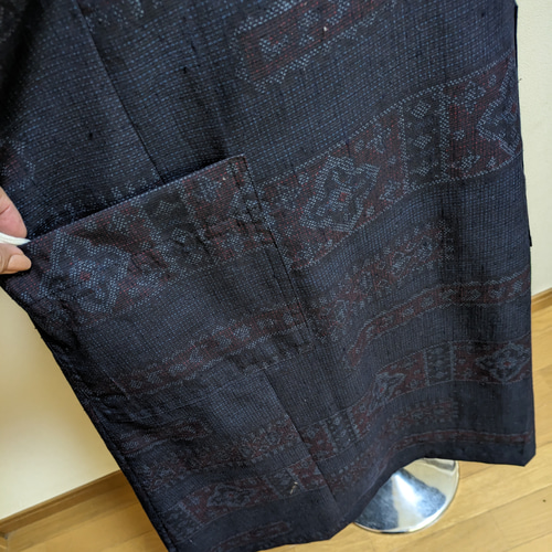 SOLD お値下げ中 着物リメイク Aラインジャンパースカート紬 M SOLD お値下げ中 着物リメイク Aラインジャンパースカート紬 M