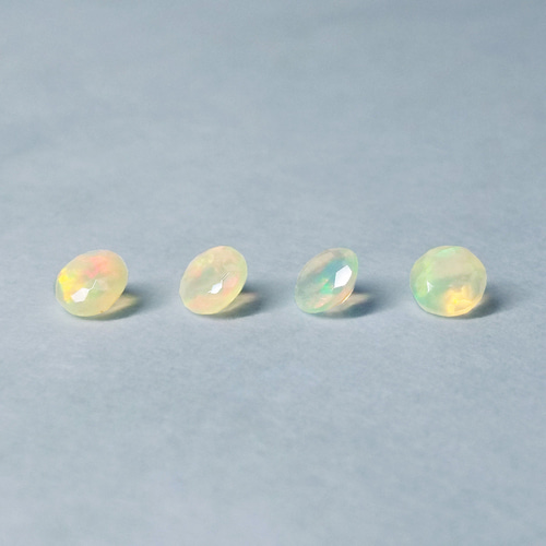 虹色の宝石。オパール・ネックレス [送料無料] ネックレス