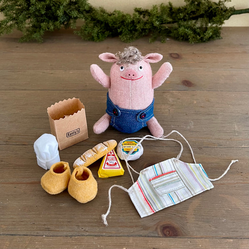 コブタちゃんはコックさん おもちゃ・人形 Kenty's Farm 通販 16598148