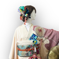 結婚式　ウェディング  ブライダル　和婚　成人式　髪型　日本の光輝き 〜青森ねぶた和紙で作ったハレの日を彩る装飾品〜 2枚目の画像