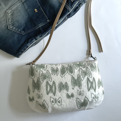 ⚮̈ミナペルホネン jungle relief シプリバッグ 巾着ショルダー