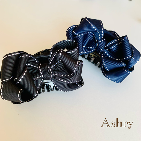 オーダーページ ハンドメイド 人気 バンスクリップ リボン オーダー