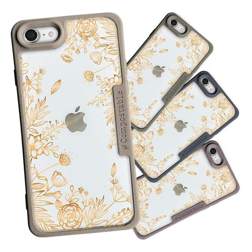 iPhone16e/iPhone16/iPhone16Pro 花柄 コンポスケース