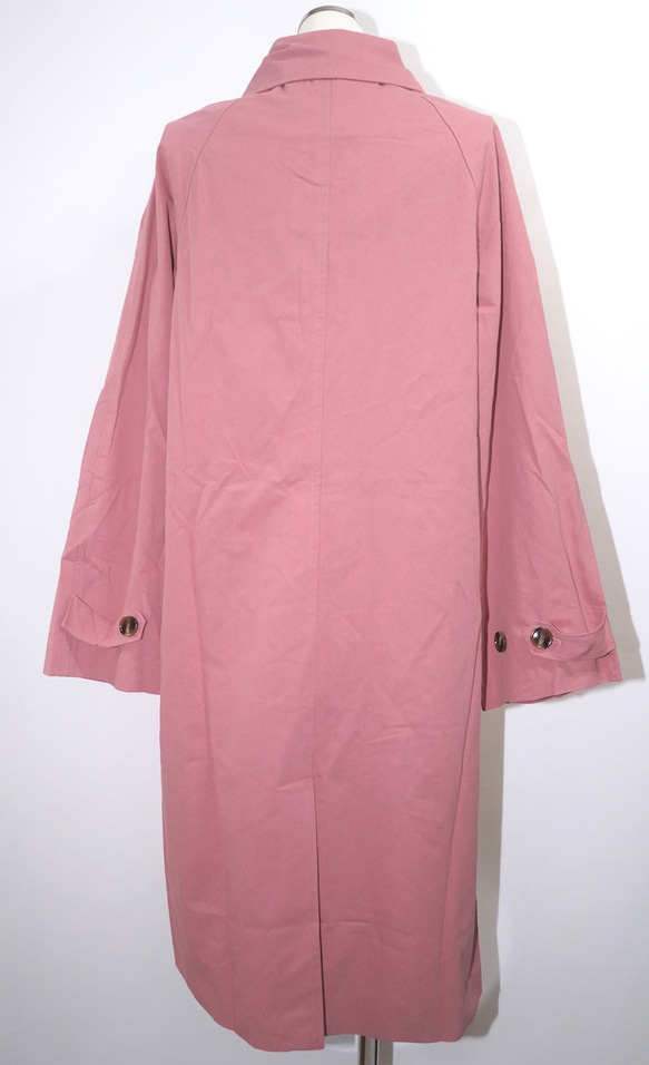 Soutien Collar Long Coat (dusty pink) コート ピンク 桃 ガーリー 8枚目の画像