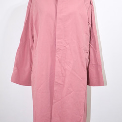Soutien Collar Long Coat (dusty pink) コート ピンク 桃 ガーリー 4枚目の画像
