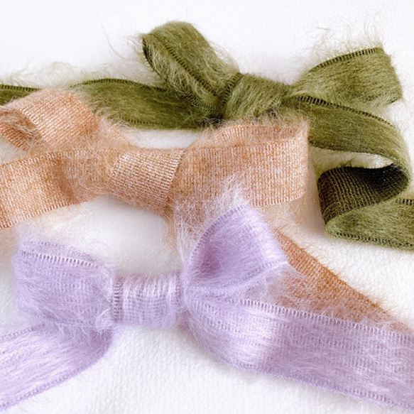 イタリア製】モヘアリボン bel-629：1m カラー・サイズ選択 リボン