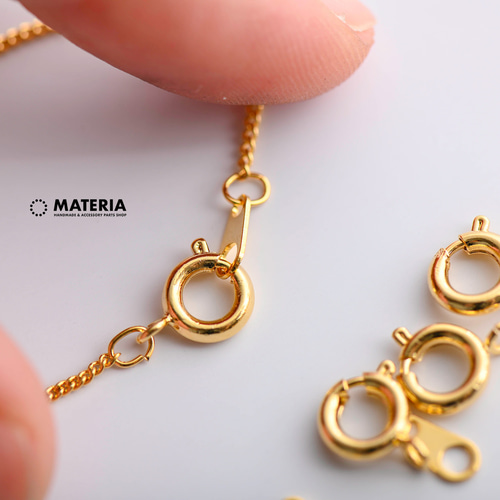 最高級鍍金 引き輪＆板だるまセット 5個 K16GP 韓国製 ゴールド