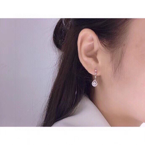 天然ダイヤモンドピアス0.36ct　k18