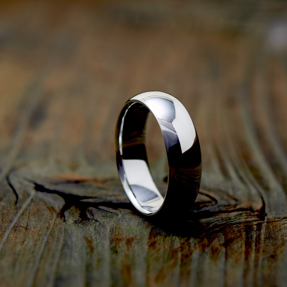 Sleek Ring / 6mm Silver ring オーダー制作/ 受注製作シルバーリング　甲丸形状