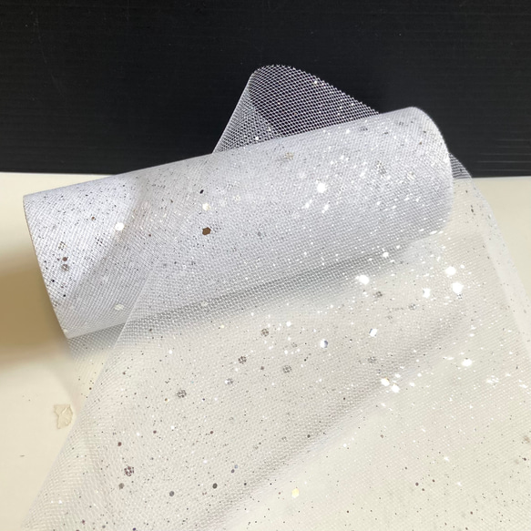 ラメチュール　シルバーホワイト 1枚目の画像