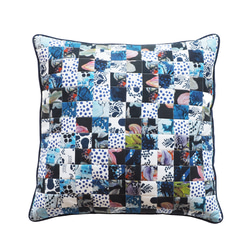 patchwork cushion cover　 1枚目の画像