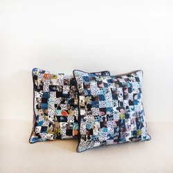 patchwork cushion cover　 5枚目の画像