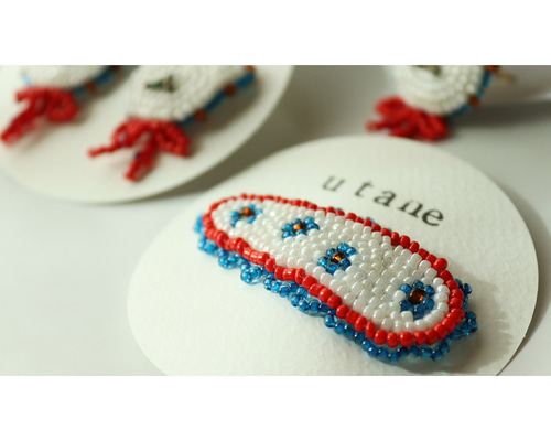utane【ビーズ刺繍】ヘアピン(パッチンピン) ヘアピン utane utane【ビーズ刺繍】ヘアピン(パッチンピン) ヘアピン utane