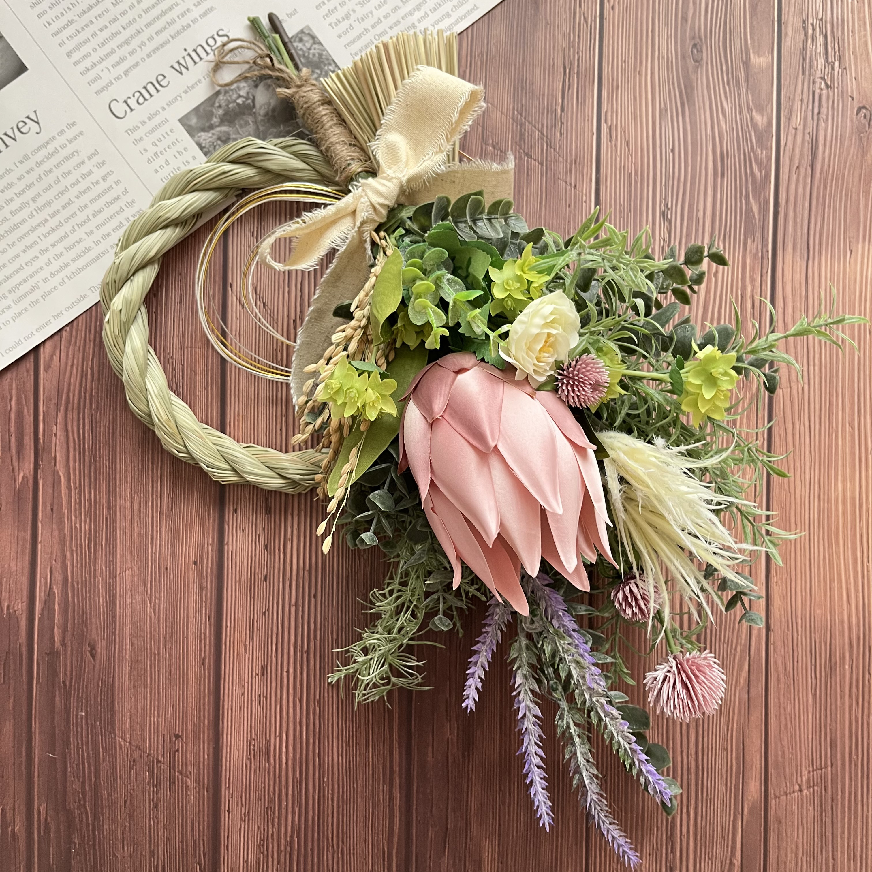 しめ縄リース 　No.2