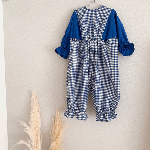 [新品]○ちぢみgingham tsunagi 新品]○ちぢみgingham tsunagi