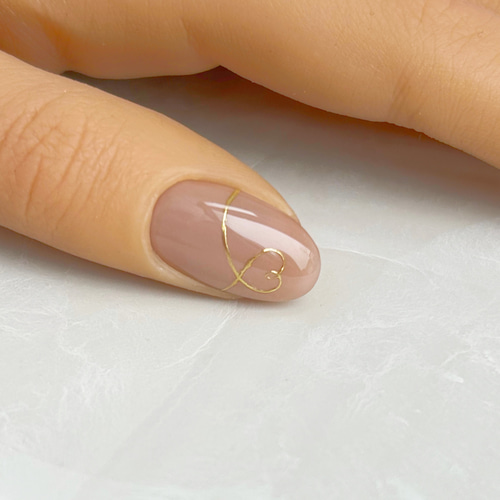 ネイルチップ シーリング スタンプ ニュアンス ホロ ゴールド シアーPink・ニュアンスグリッターネイル- ネイルチップ専門店