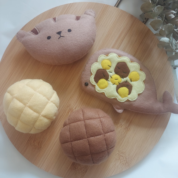 フェルトままごと 動物パン おもちゃ・人形 s2_felt 通販｜Creema 