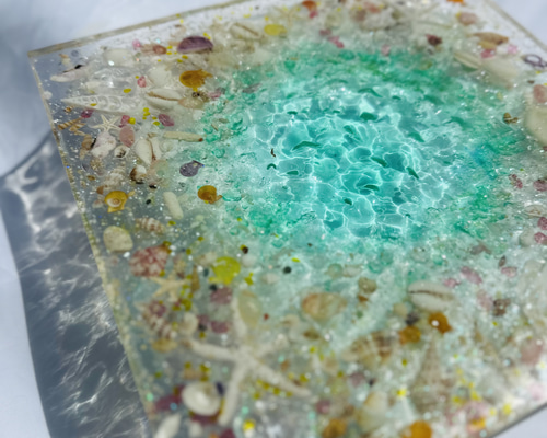 CL DESIGN ドライフラワー入り　アートトレイドイツ製 CL DESIGN ドライフラワー入り アートトレイドイツ製 6