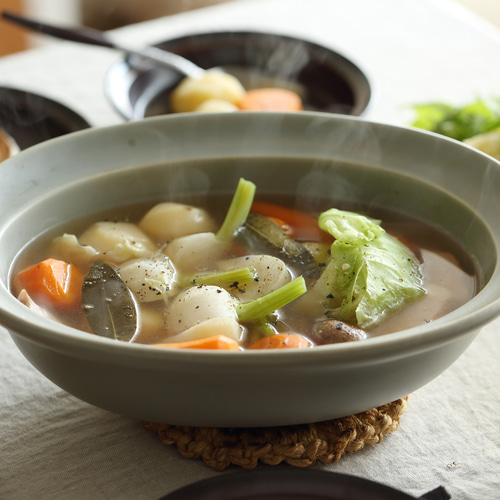 かなえ だえん土鍋ブラウン 萬古焼／オーバル鍋／0006173 鍋・土鍋