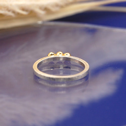 Three Quartz Ring《送料無料》/SV950 2枚目の画像