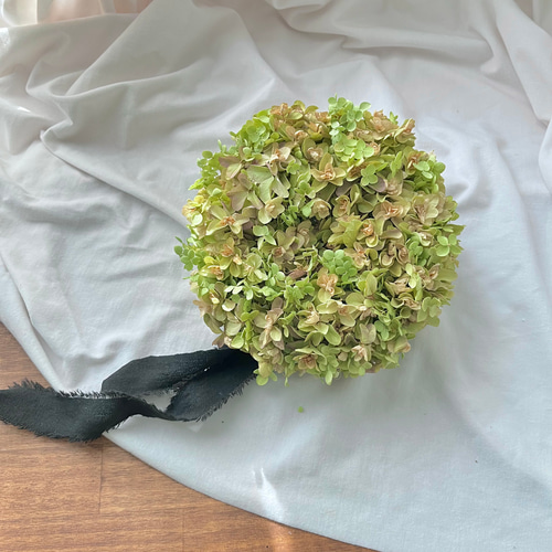 ＊Natural＊ミモザとアナベルのリース☆ドライフラワーリース 9a2664f79b3f409c658c7e2994c9f8