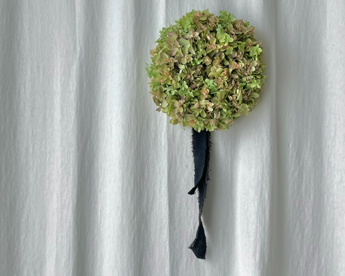 ＊Natural＊ミモザとアナベルのリース☆ドライフラワーリース 9a2664f79b3f409c658c7e2994c9f8