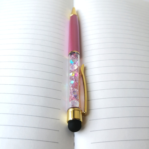 N1223 / カスタムタッチペン＆ボールペン お高級ジュエリービーズ 王冠 N1223 / カスタムタッチペン＆ボールペン お高級ジュエリー