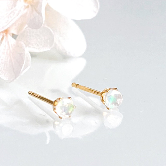 [熱門部落格推薦] 珍貴蛋白石項鍊，防過敏，14kgf，生日禮物，十月誕生石 第8張的照片