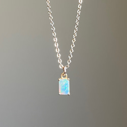 [熱門部落格推薦] 珍貴蛋白石項鍊，防過敏，14kgf，生日禮物，十月誕生石 第4張的照片