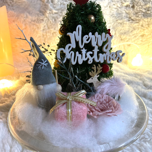 ヒムロ杉(プリザーブド) リース　クリスマス　雪だるま it-5bd151743c513-1200.jpg
