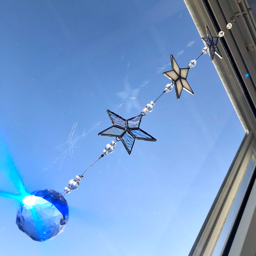 サンキャッチャー ステンドグラス サンキャッチャー セット 【星】 | iichi 日々の