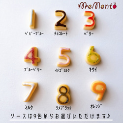 1〜4文字用❤︎クッキーパックキーホルダー 3枚目の画像