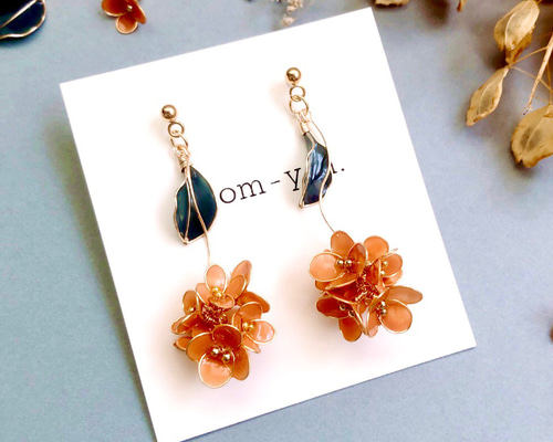 金木犀のピアス ピアス（フック・チェーン） Room - y.m. 通販