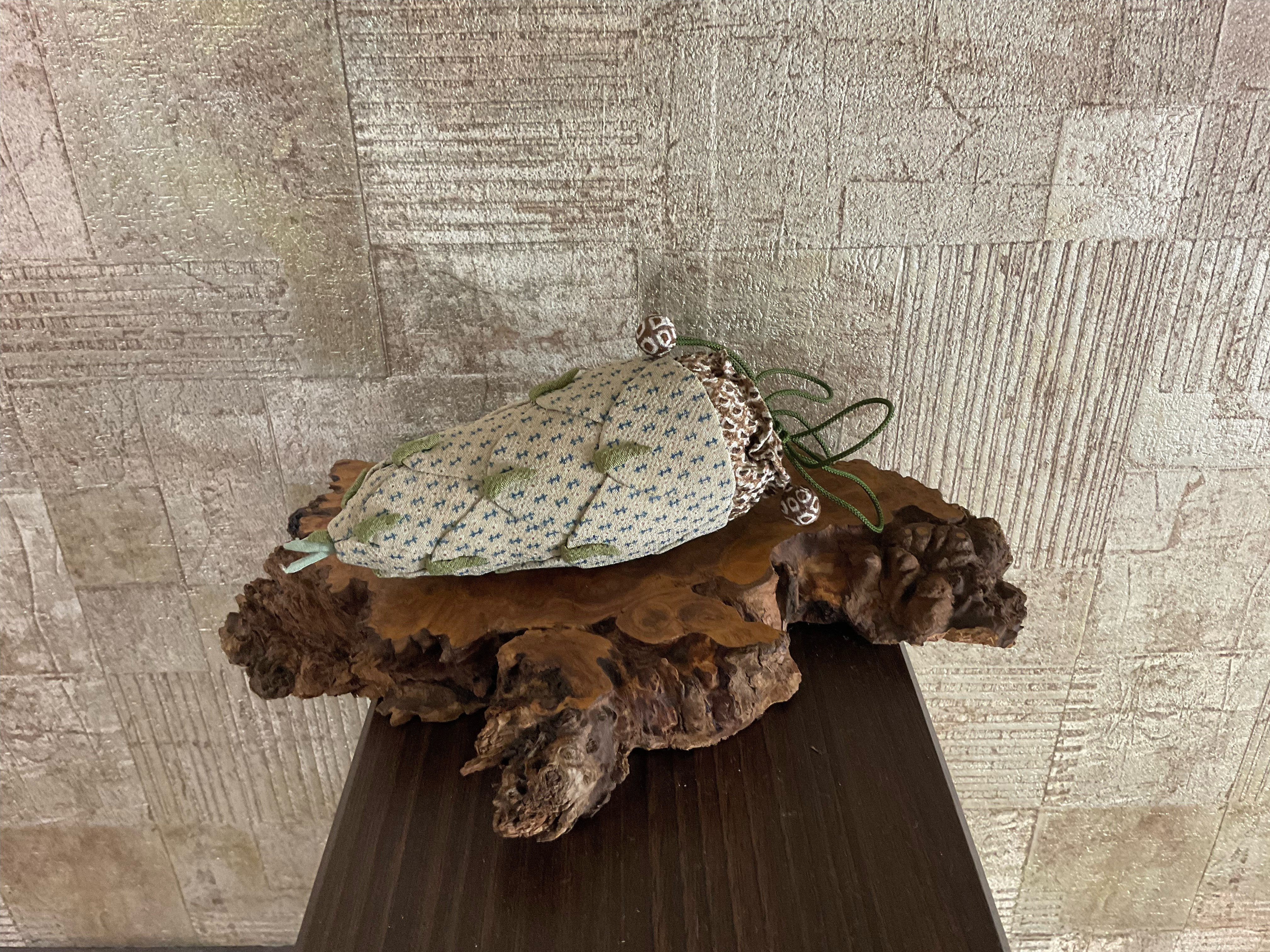 小物袋　筍　緑