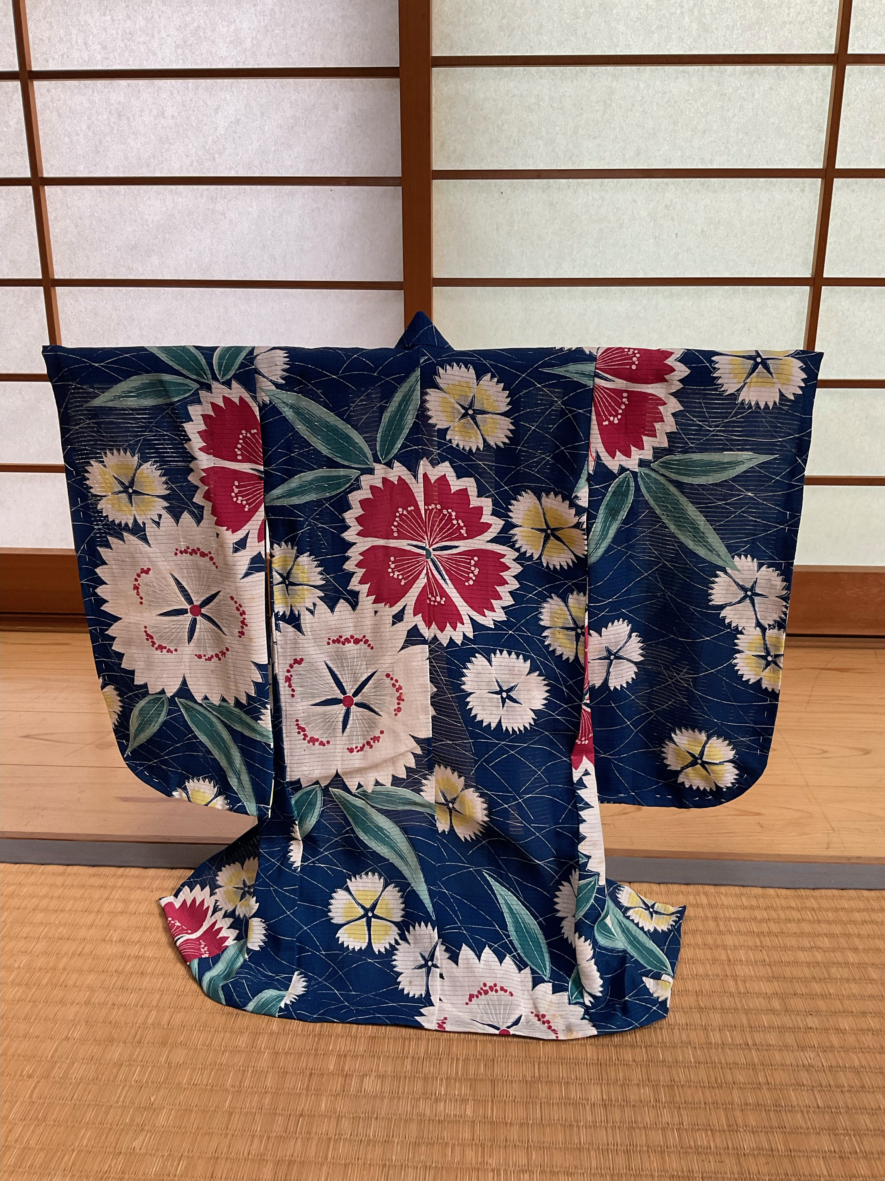 ミニチュア着物　紗着物