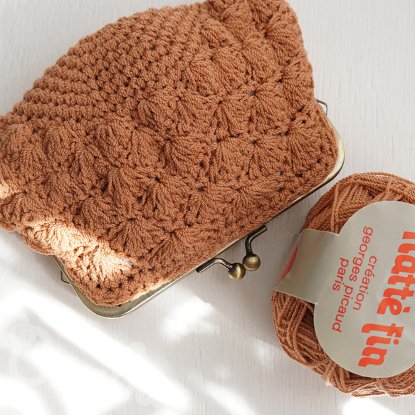 Ba-ba handmade Crochet pouch No.C1667 第1張的照片