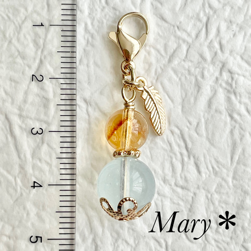 うさ様 No.2553 アクアマリン、シトリン アシンメトリーチャーム うさ様 No.2553 アクアマリン、シトリン アシンメトリーチャーム うさ