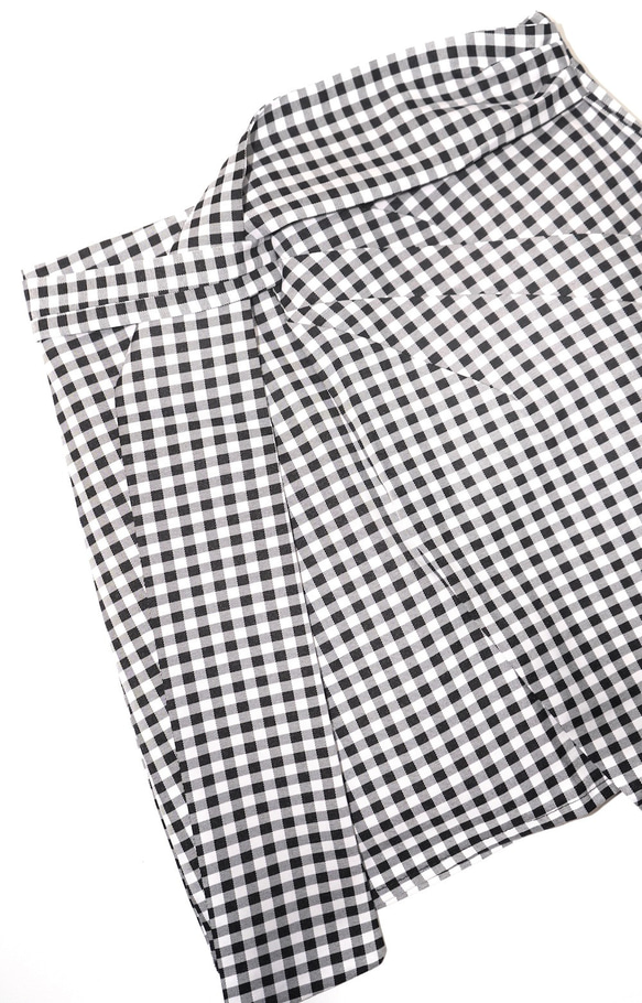 Gingham Check Irregular Mini Skirt ミニスカート チェック柄 ガーリー 6枚目の画像