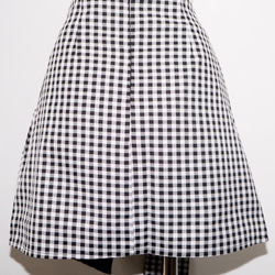 Gingham Check Irregular Mini Skirt ミニスカート チェック柄 ガーリー 8枚目の画像