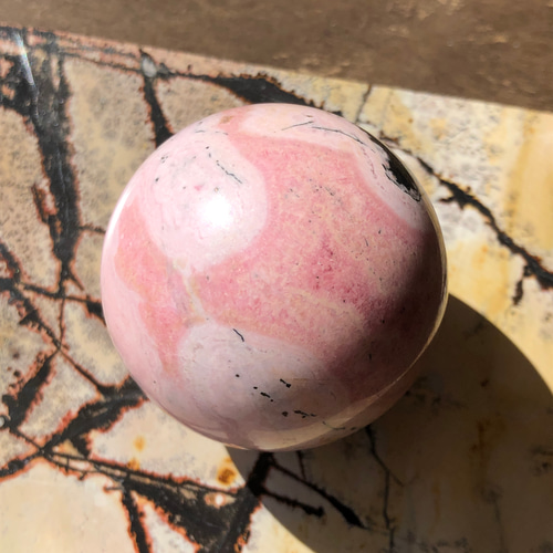 卵型（インカローズ） 置き石】天然石たまご型 ローズクォーツ