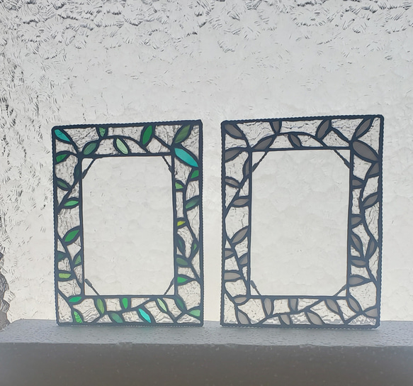 写真立て　ホワイトリーフ　ステンドグラス 人気・おすすめ｜使いやすい・旅行におすすめ 品質保証 全国発送 正規品・日本国内発送・安心保証付き