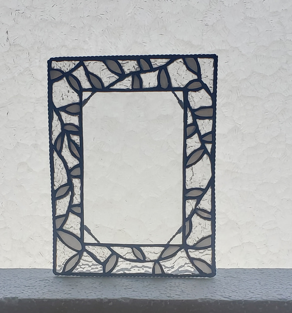 写真立て　ホワイトリーフ　ステンドグラス 人気・おすすめ｜使いやすい・旅行におすすめ 品質保証 全国発送 正規品・日本国内発送・安心保証付き